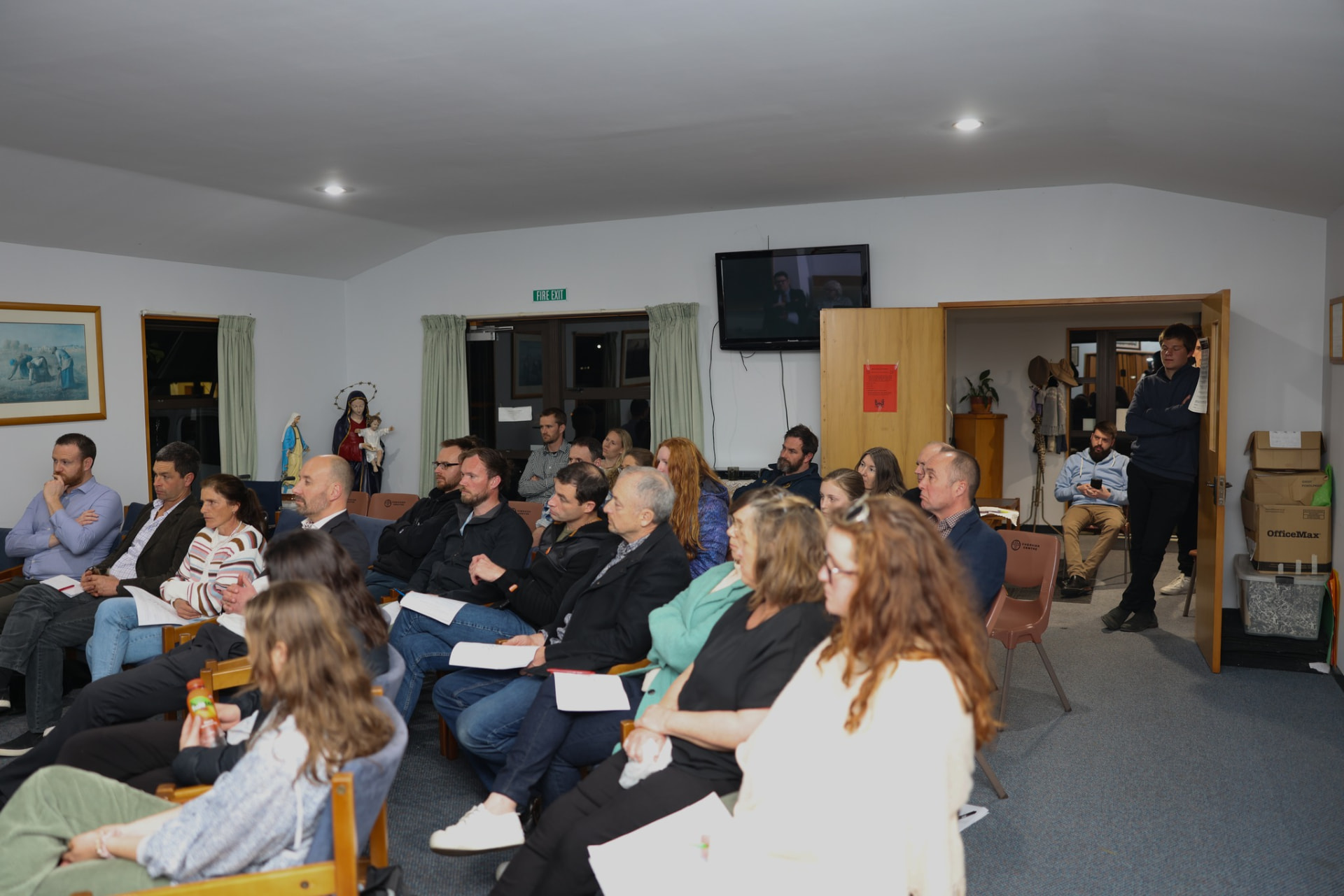 The audience gathered for the Trust's first ever liberal arts evening in 2023